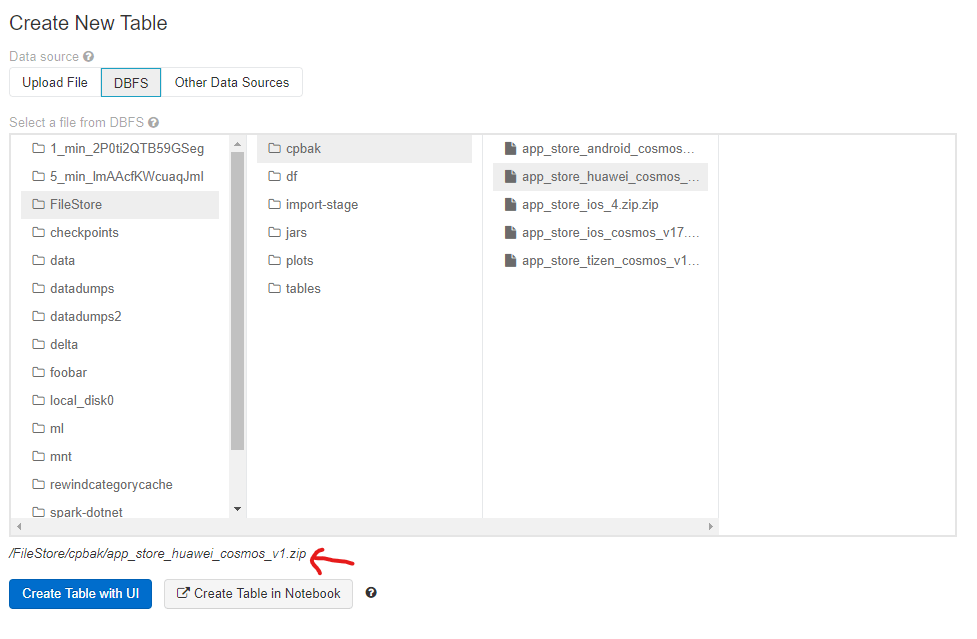 Databricks file explorer